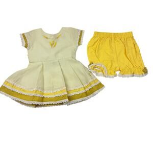 Well Dressed Wolf Feathered Wheat Dress Set